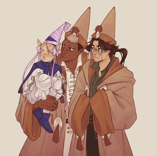 Half Body, Multiple Characters